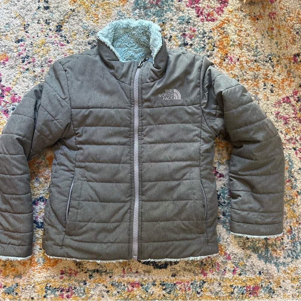 Girls North Face Reversible Jacket